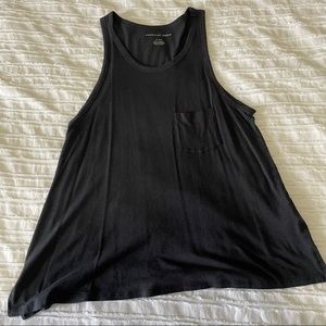 American Eagle Gray Flowy Tank Top